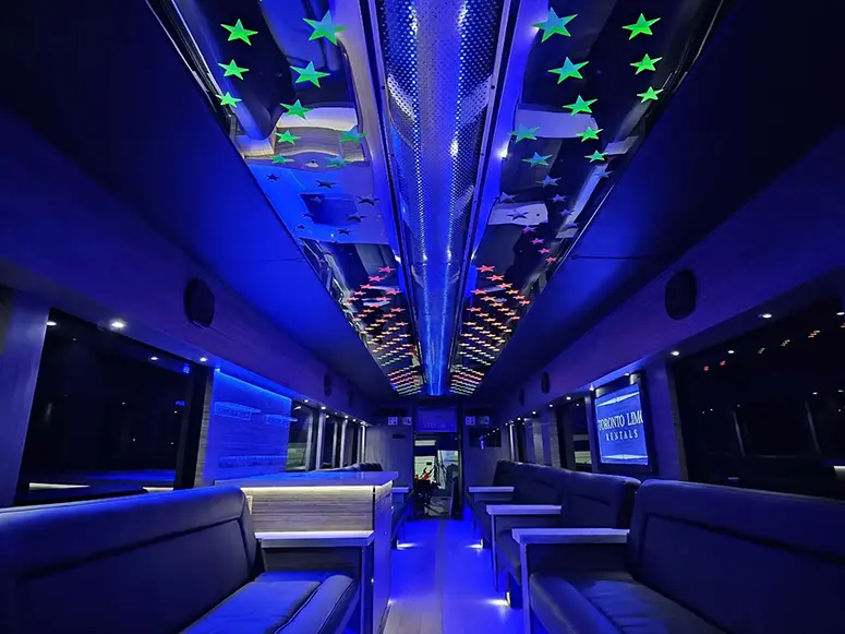 MCI Party Bus 1 Interior Toronto - Presidential Party Bus Fleet