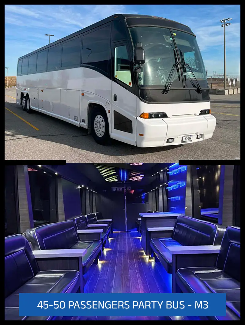 45-50 PASSENGERS PARTY BUS - M3